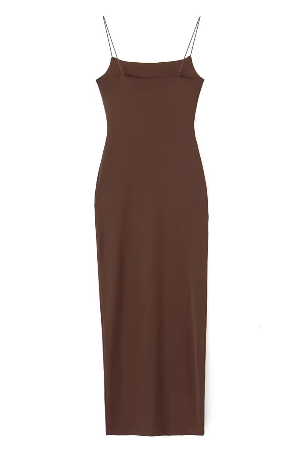 'Elizabeth' Round Neck Stretch Long Dress (2 Colors)