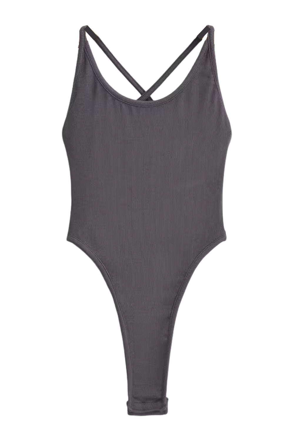 'Gladys' Backless Ribbed Knit Bodysuit (5 Colors)