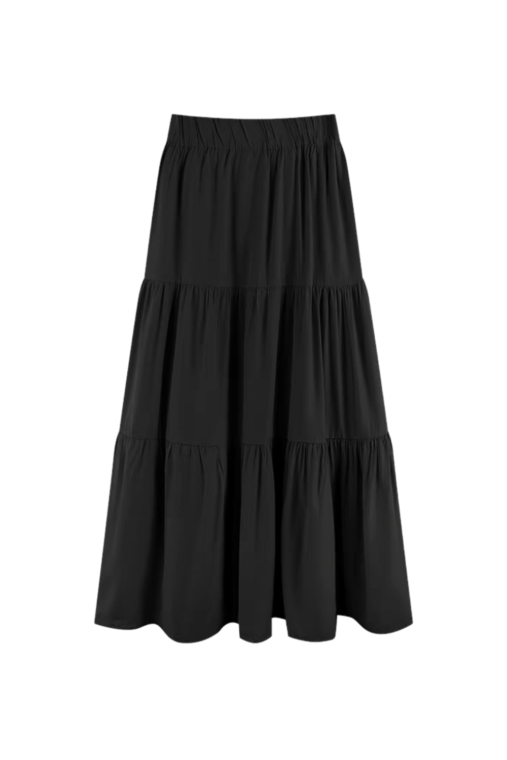 'Bella' High Waist Tiered Long Skirt(5 Colors)