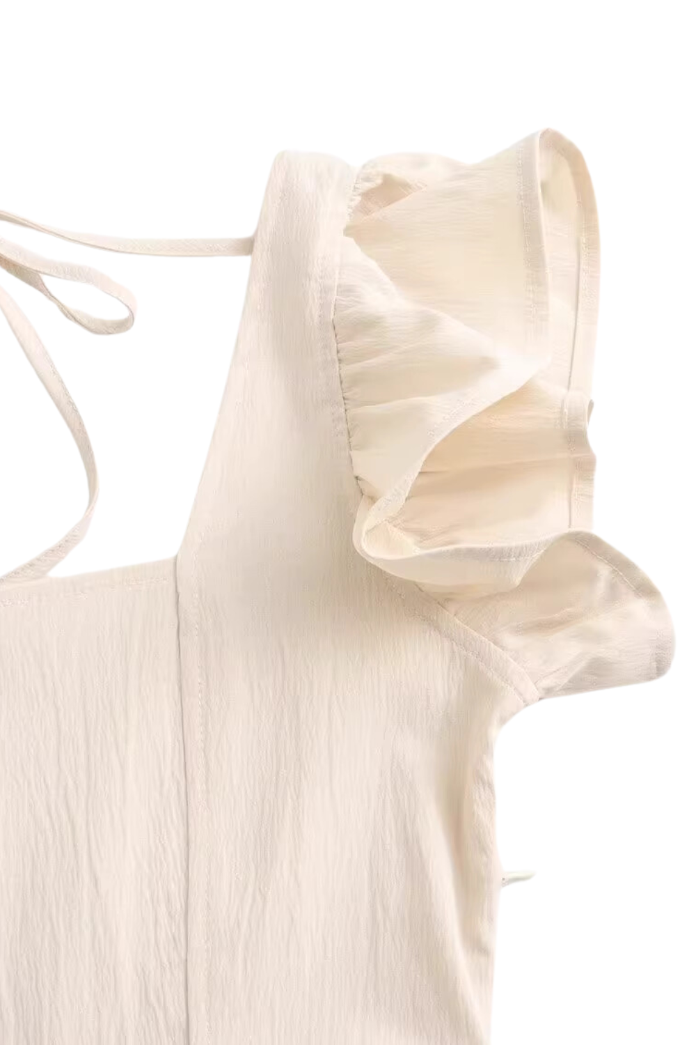 'Cindy' Sleeveless Textured Tiered Dress