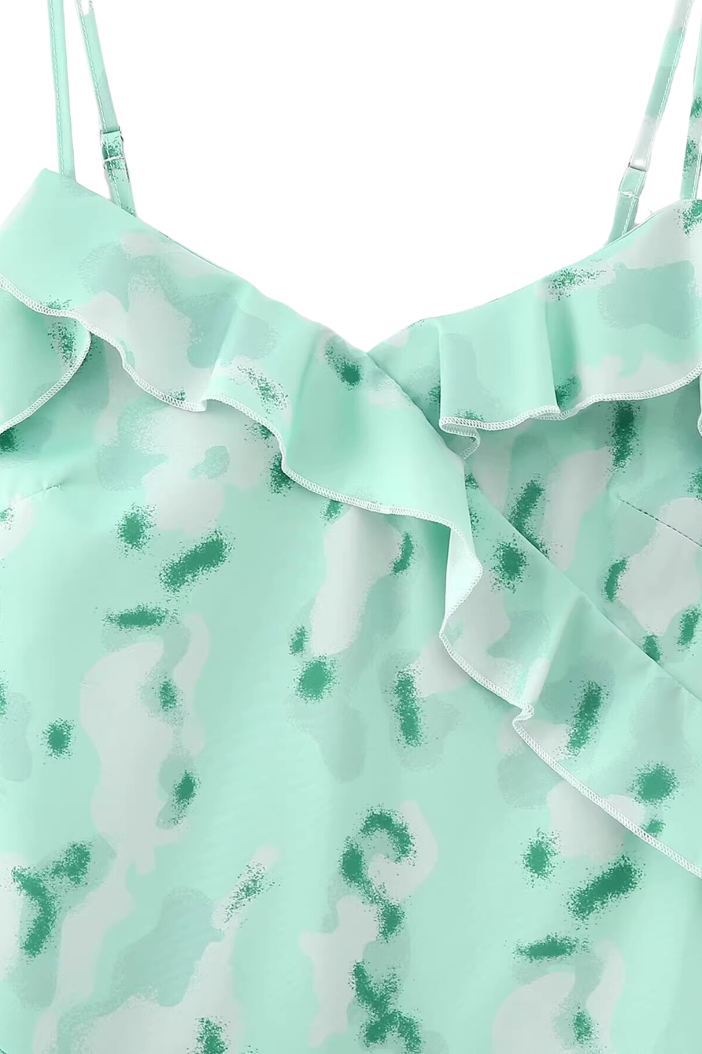 'Dolly' Sleeveless Printed Ruffled Dress