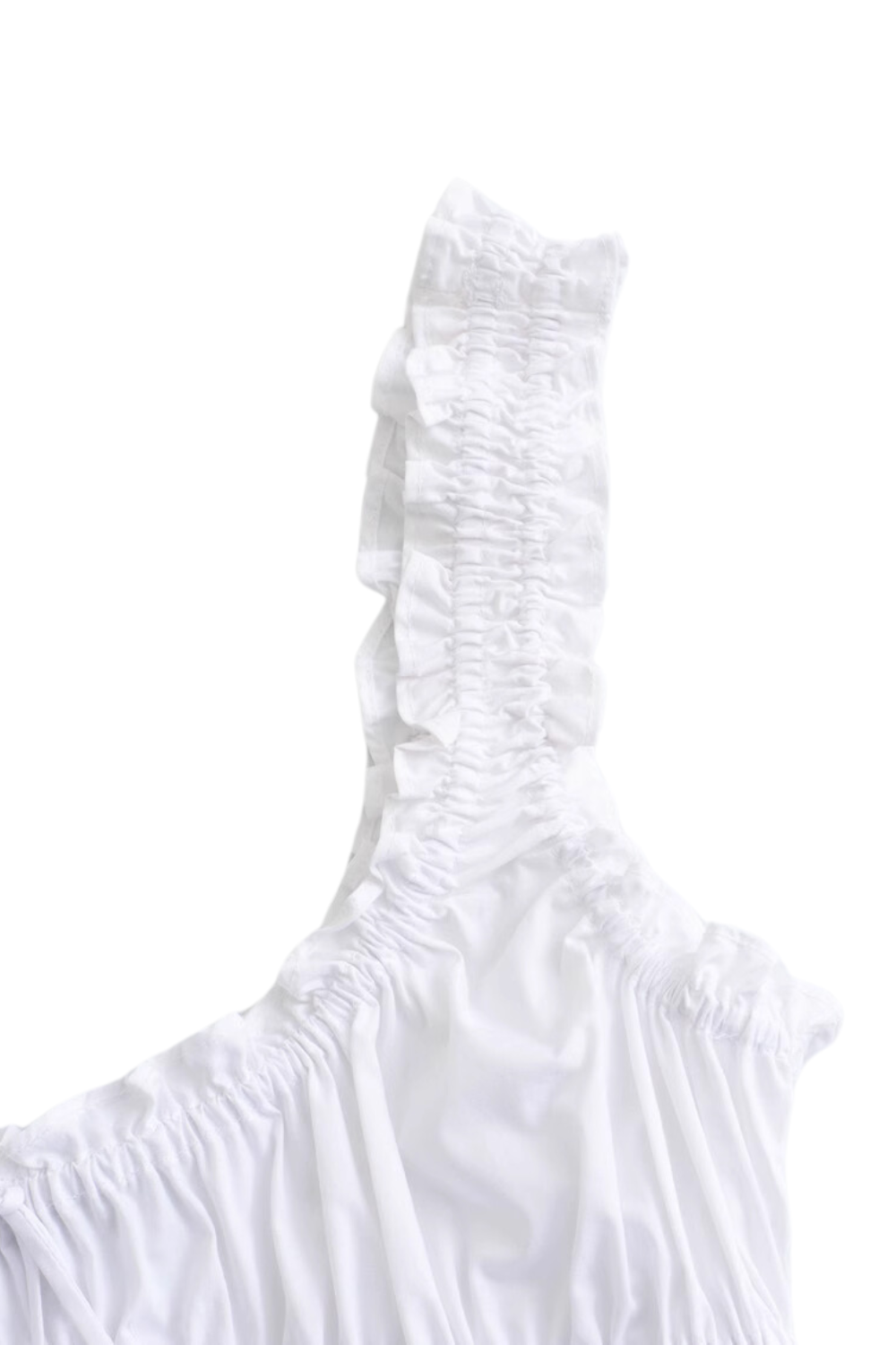 'Amelia' Casual Ruffled Poplin Top