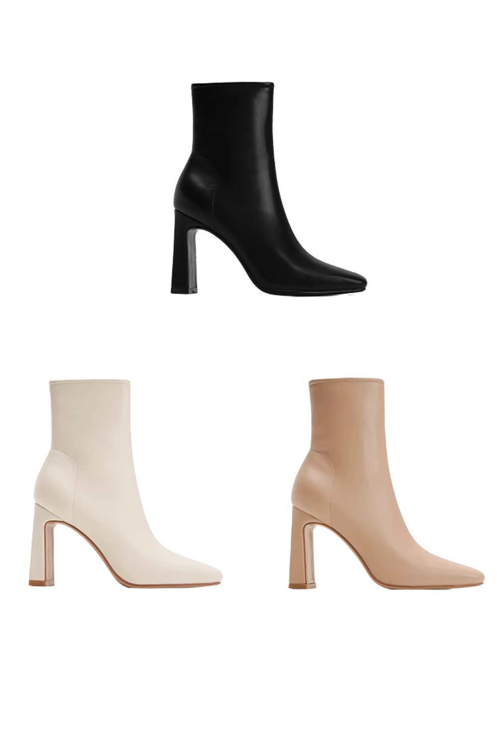 'Ivonne' High-Heel Pointy Boots (3 Colors)