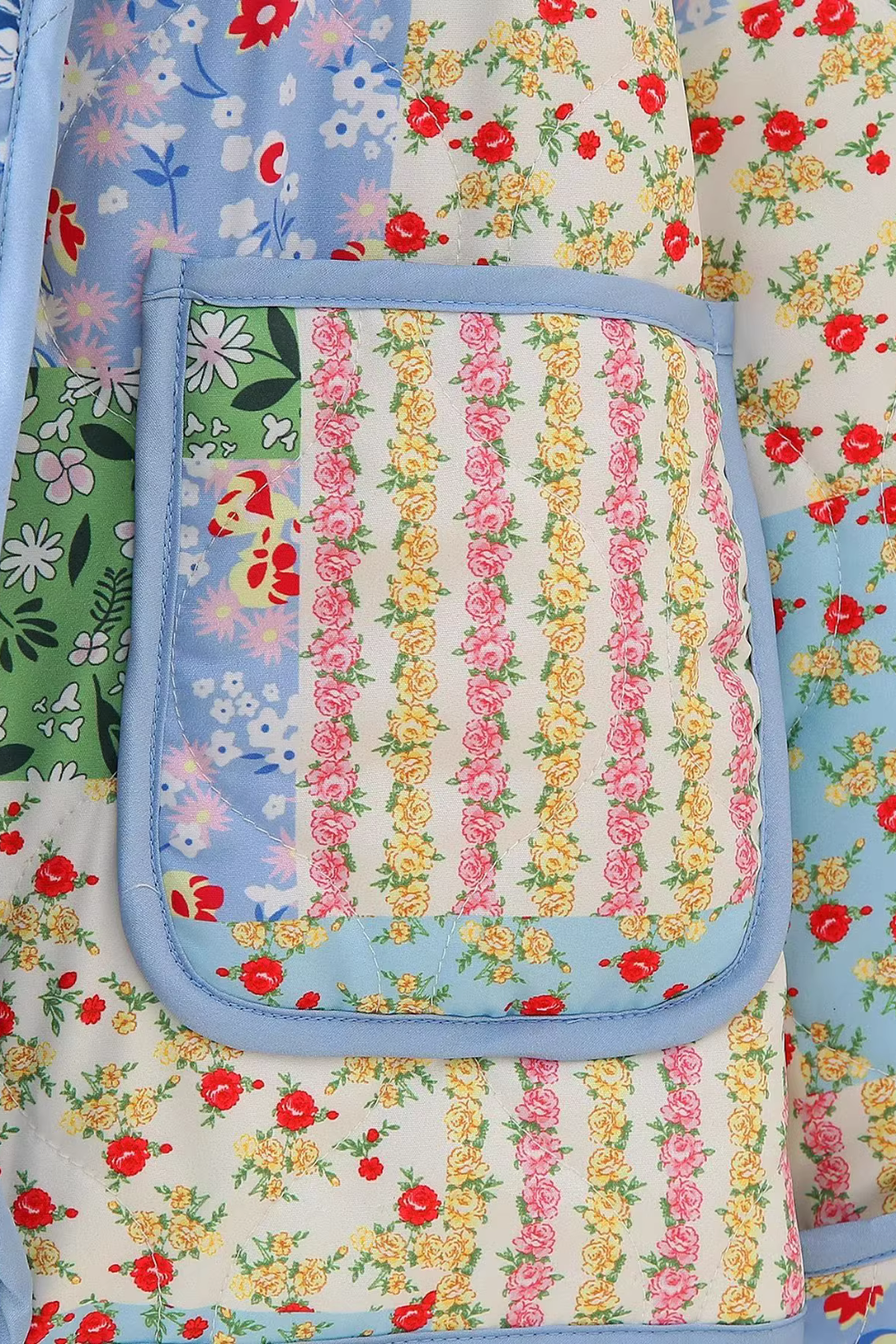 'Wendy' Open Front Floral Light Jacket