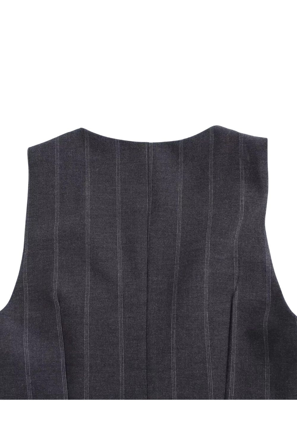 ‘Darcy' Pleated Stripe Vest-Style Dress