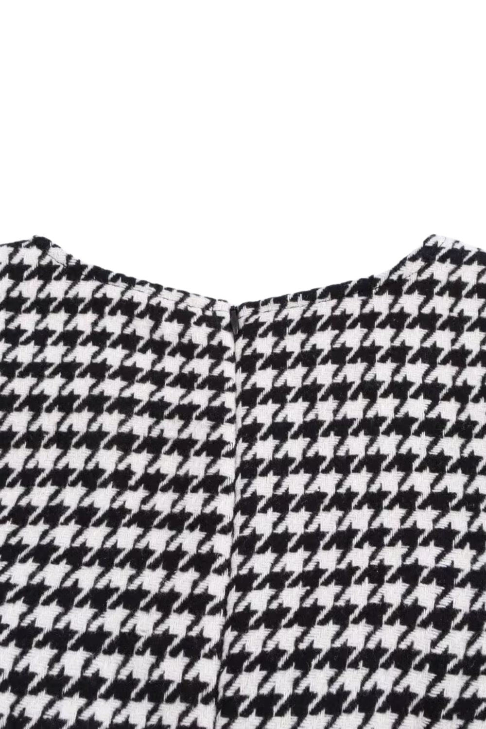 ‘Alice’ Plaid Pleated Long Sleeve Dress