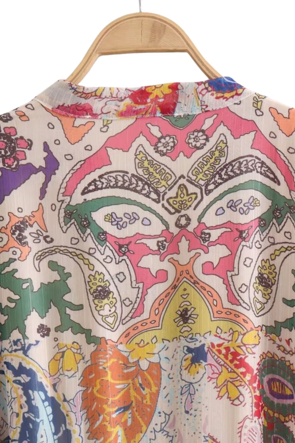 'Josephiner' Loose Print Long Sleeve Maxi Skirt