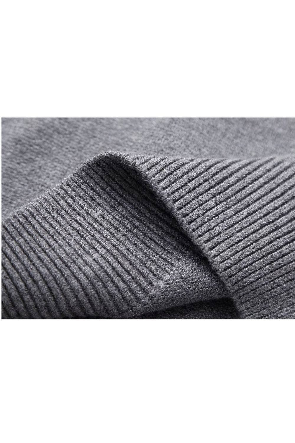 'Ulyana' Elegant Zippered Long-Sleeve Knitted Top