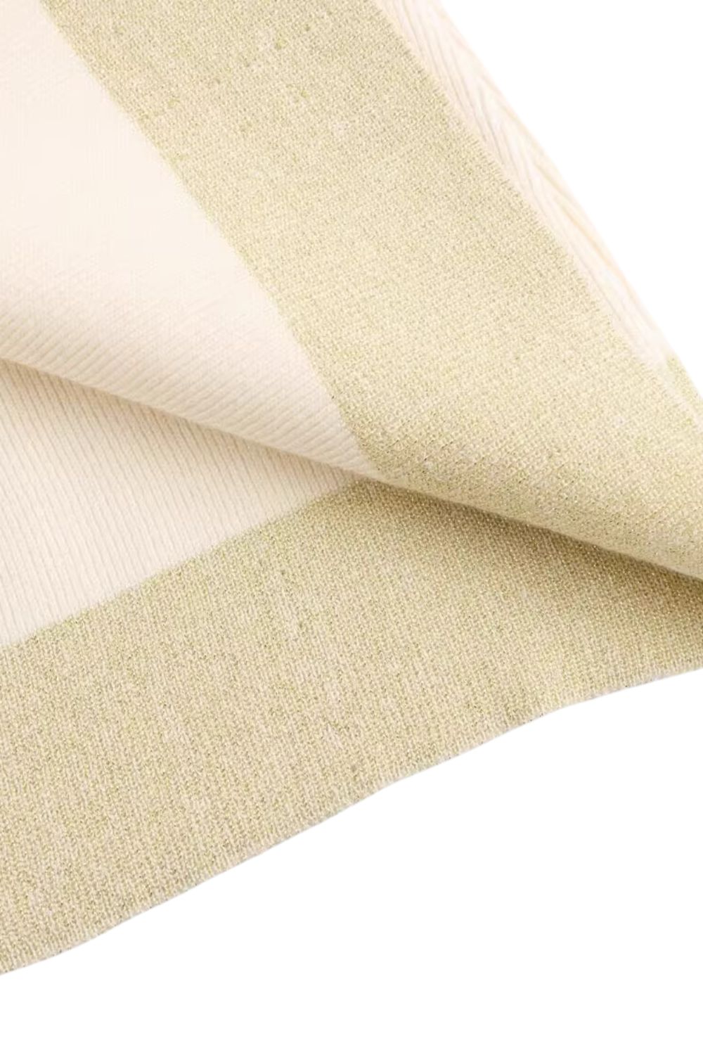 'June' Long Sleeve Gold Thread Knit Set (Cardigan & Skirt)