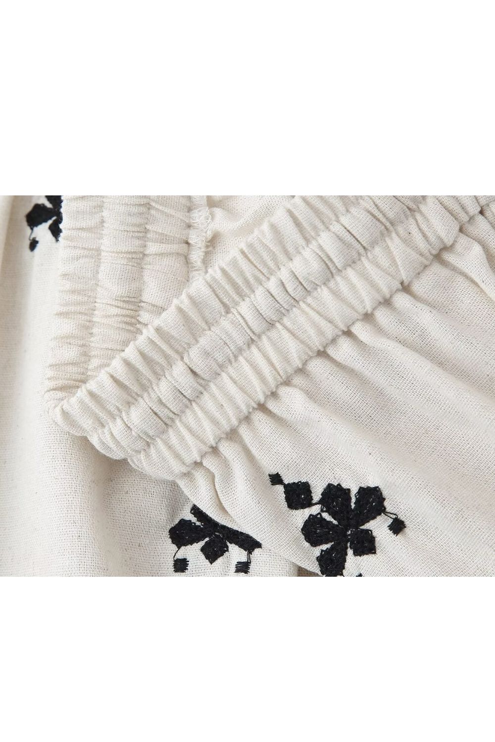 ‘Kaitlyn’ Embroidered Wide-Leg Pants