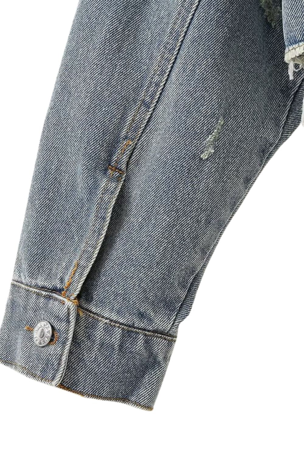 'Paislee' Denim Short Jacket