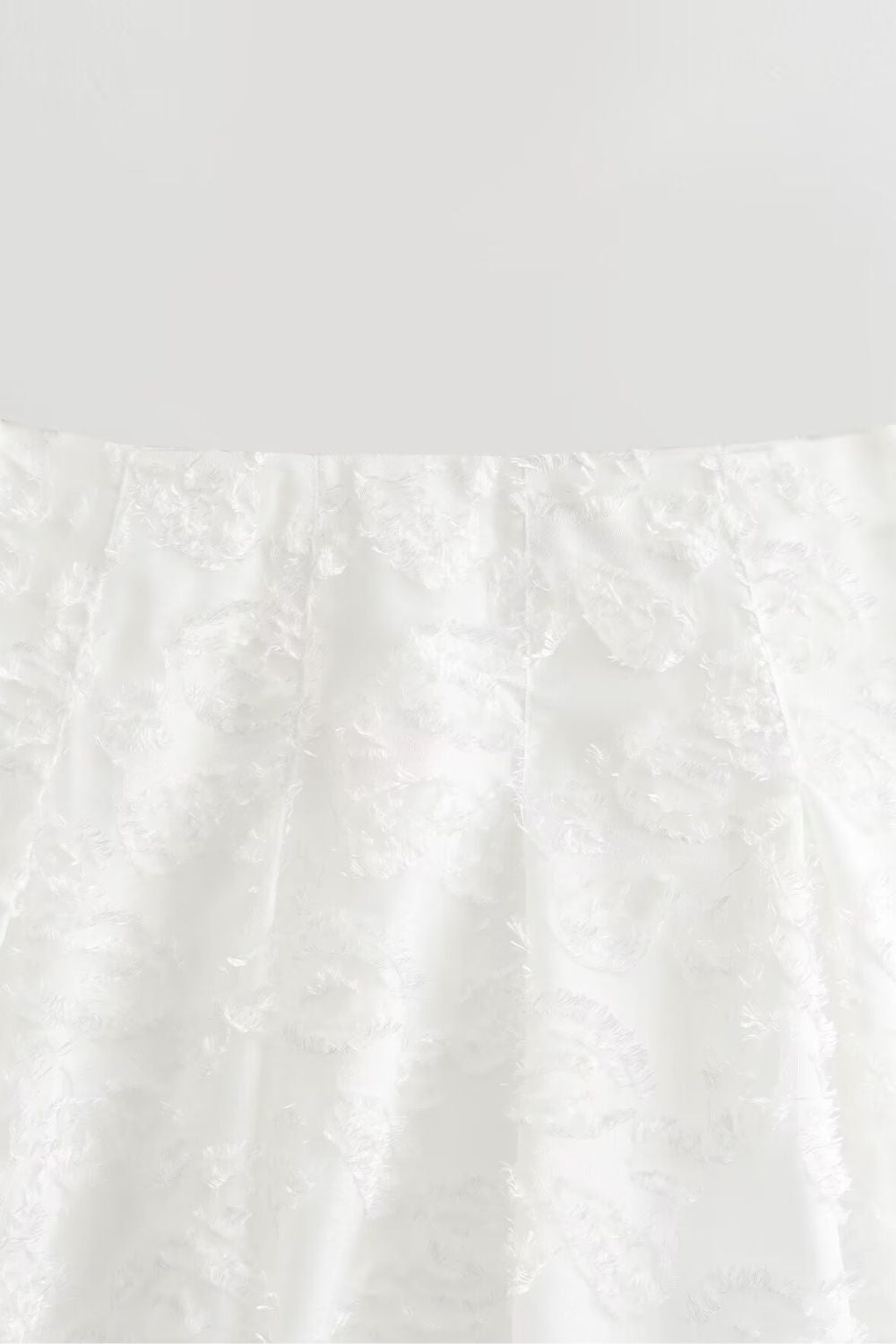 'Amelia' Embroidered Lantern Mini Skirt