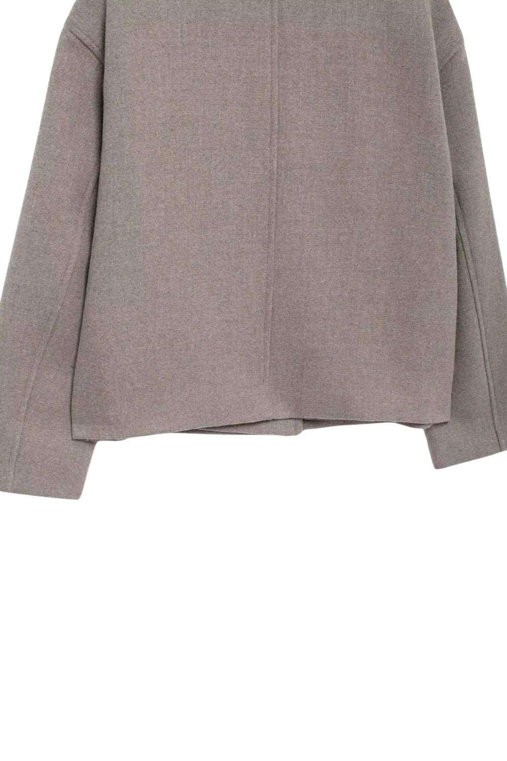 'Sadie' Double-Breasted Blended Short Coat (2 Color)