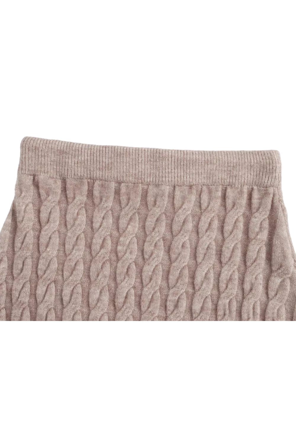 'Autum' Cable Knit Sweater & Skirt Set