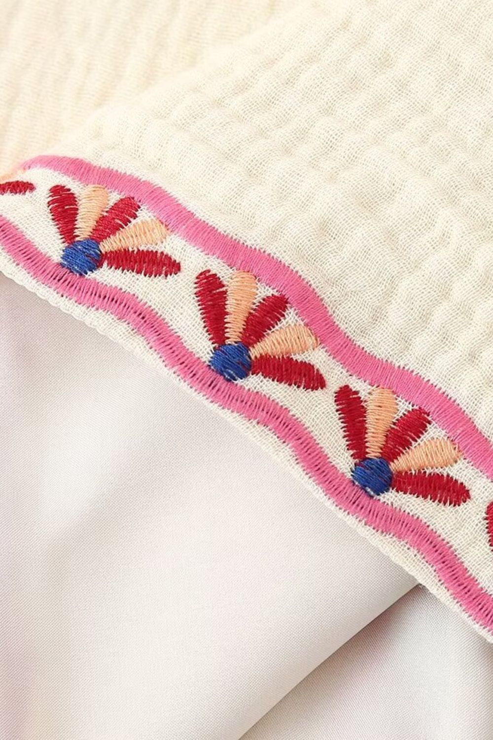 ' Zachary' Versatile Embroidered Vest Top