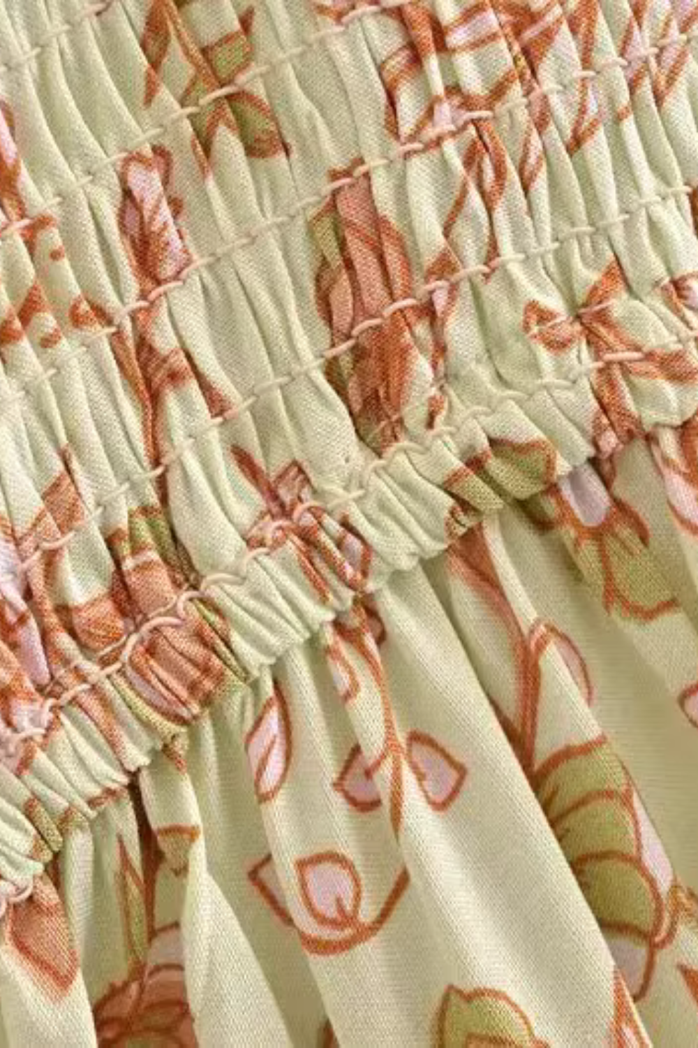 'Hazel' Printed Ruched Tiered Dress