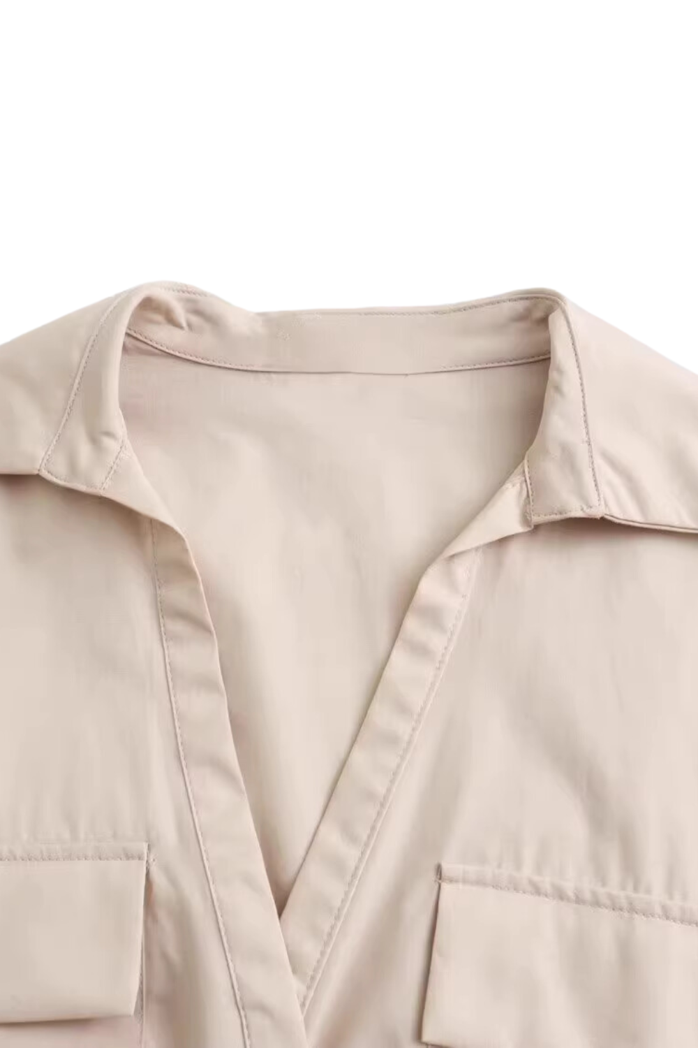 'Hannah' Collared Short Shirt