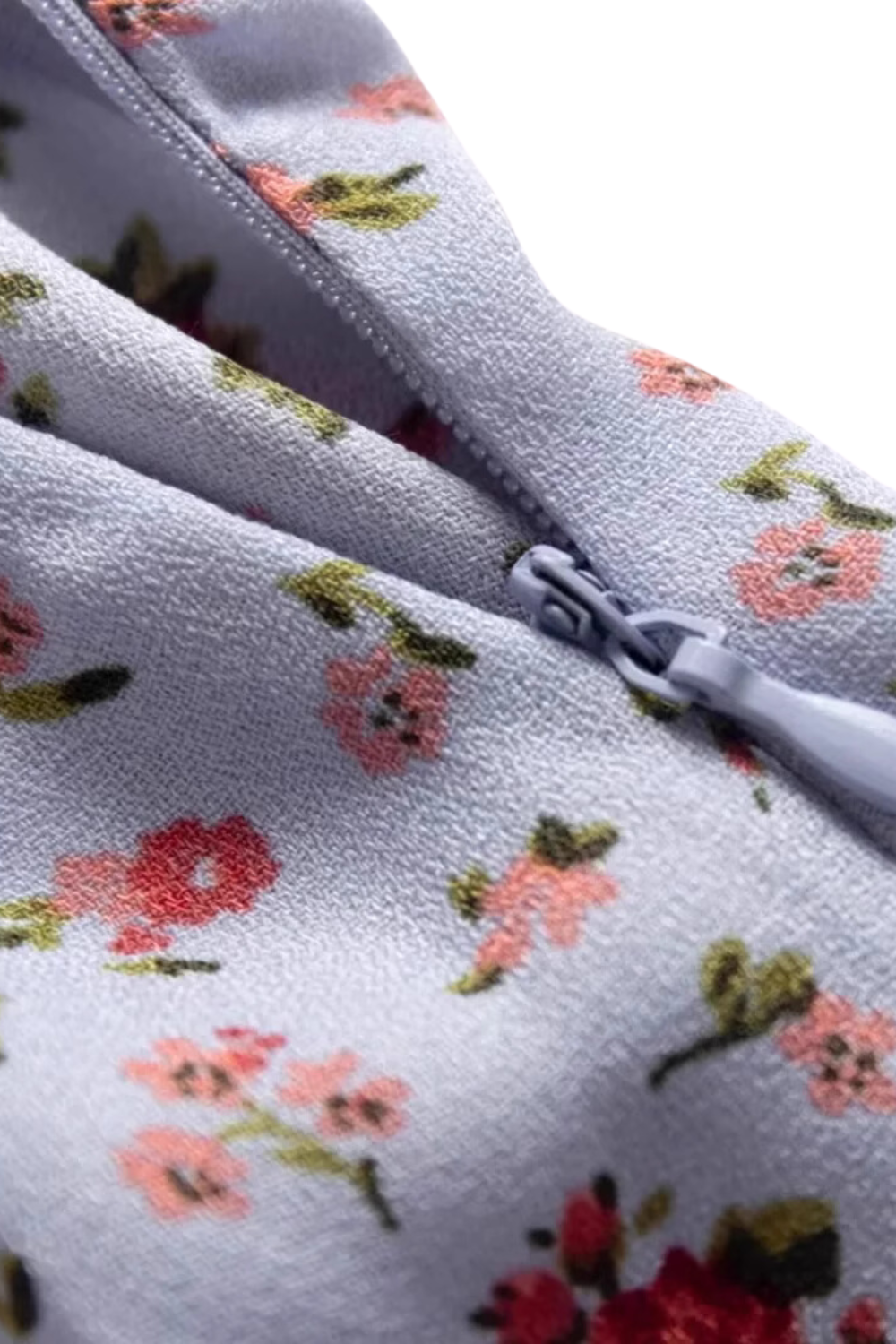 'Olivia' Floral Printed Square-neck Dress