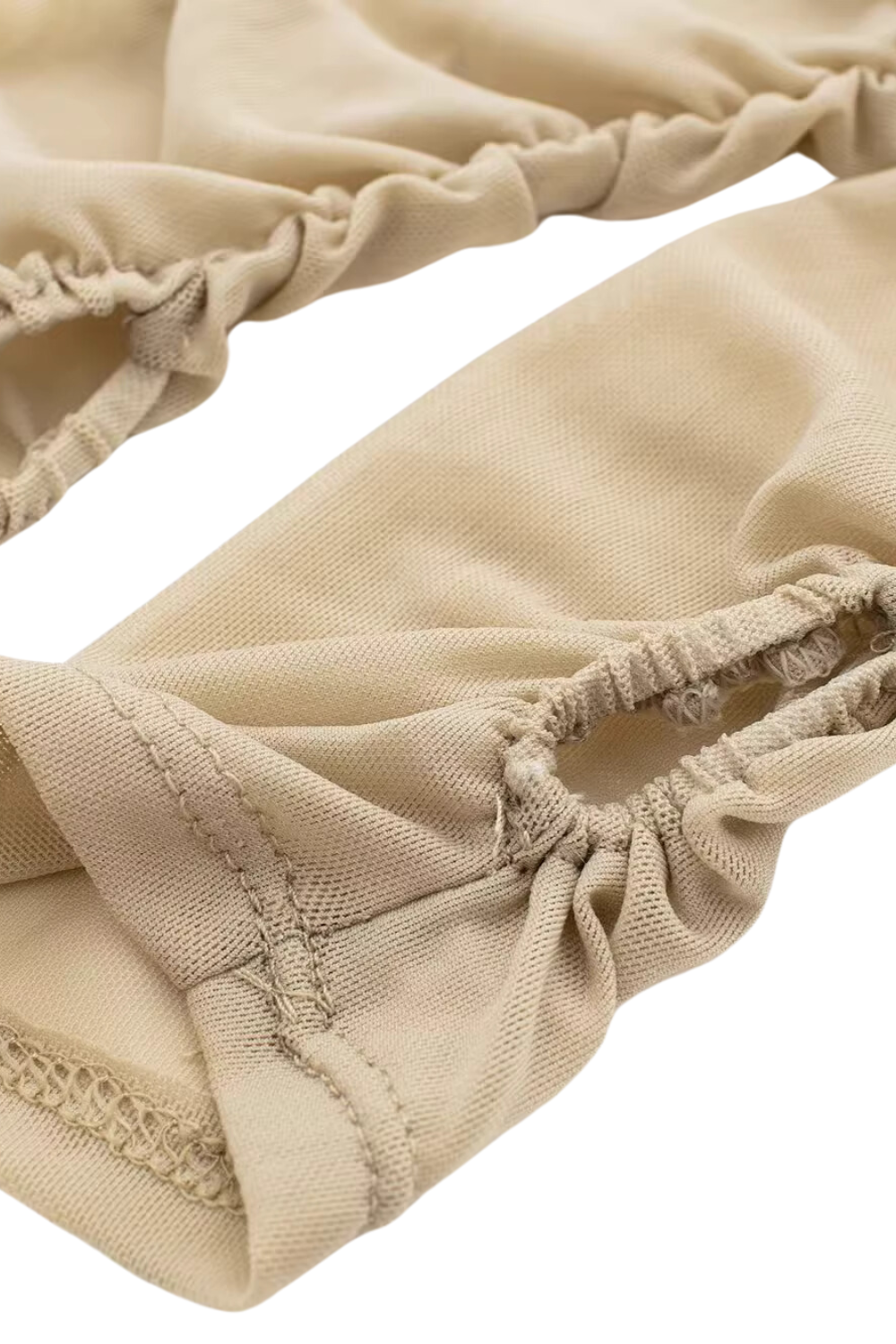 'Penny' V-neck Pleated Tulle Top