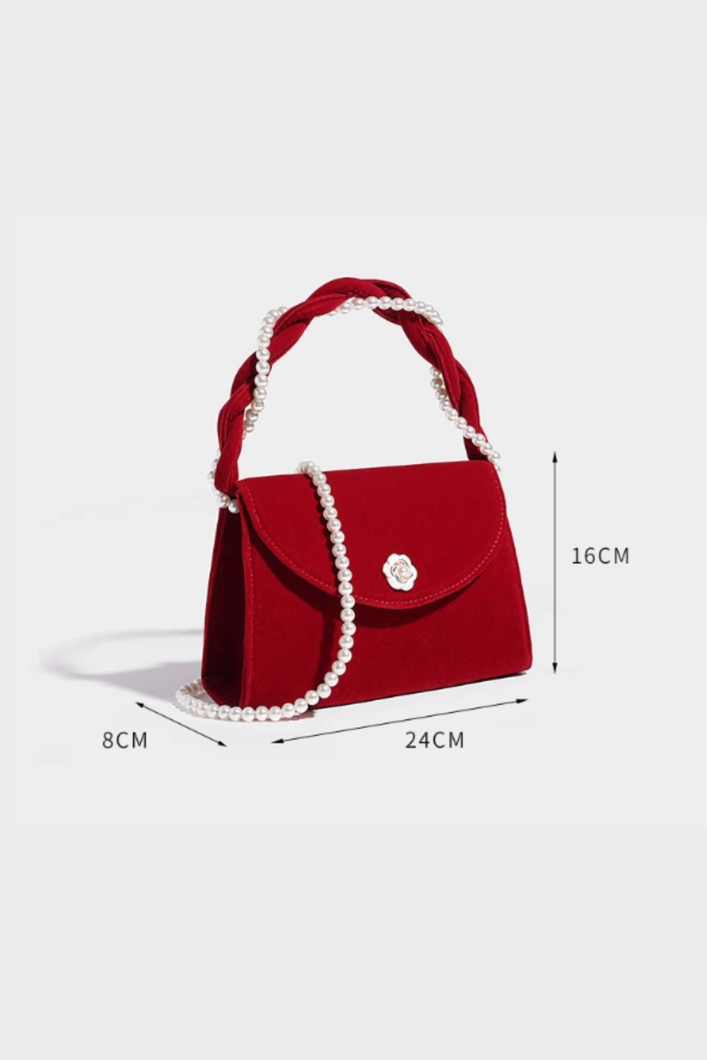 'Everly' Red Handbag