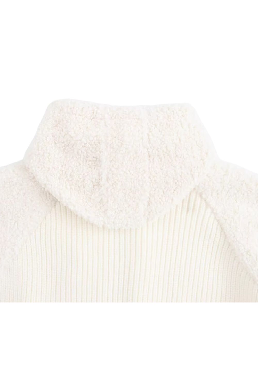 'Lindsey 'Patched Hooded Zip-Up Sweater