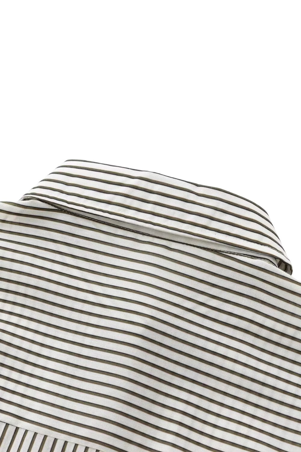 'Hazel' Versatile Striped Draped Shirt