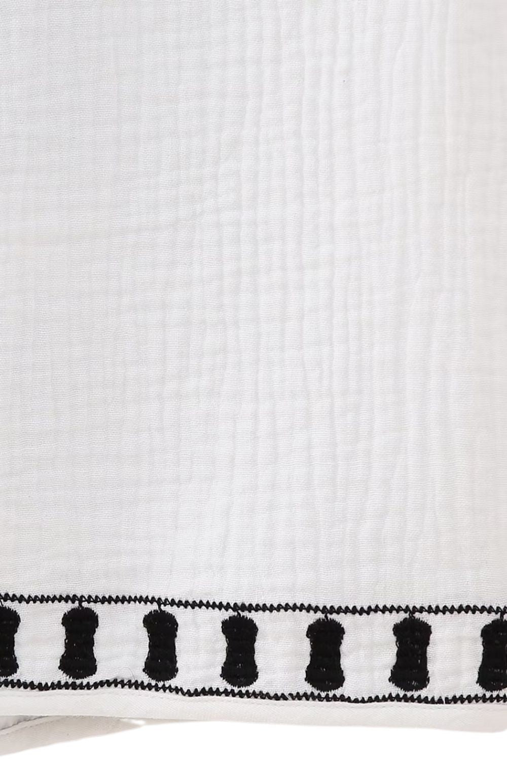 'Emery' Embroidered Floral Open Front Vest