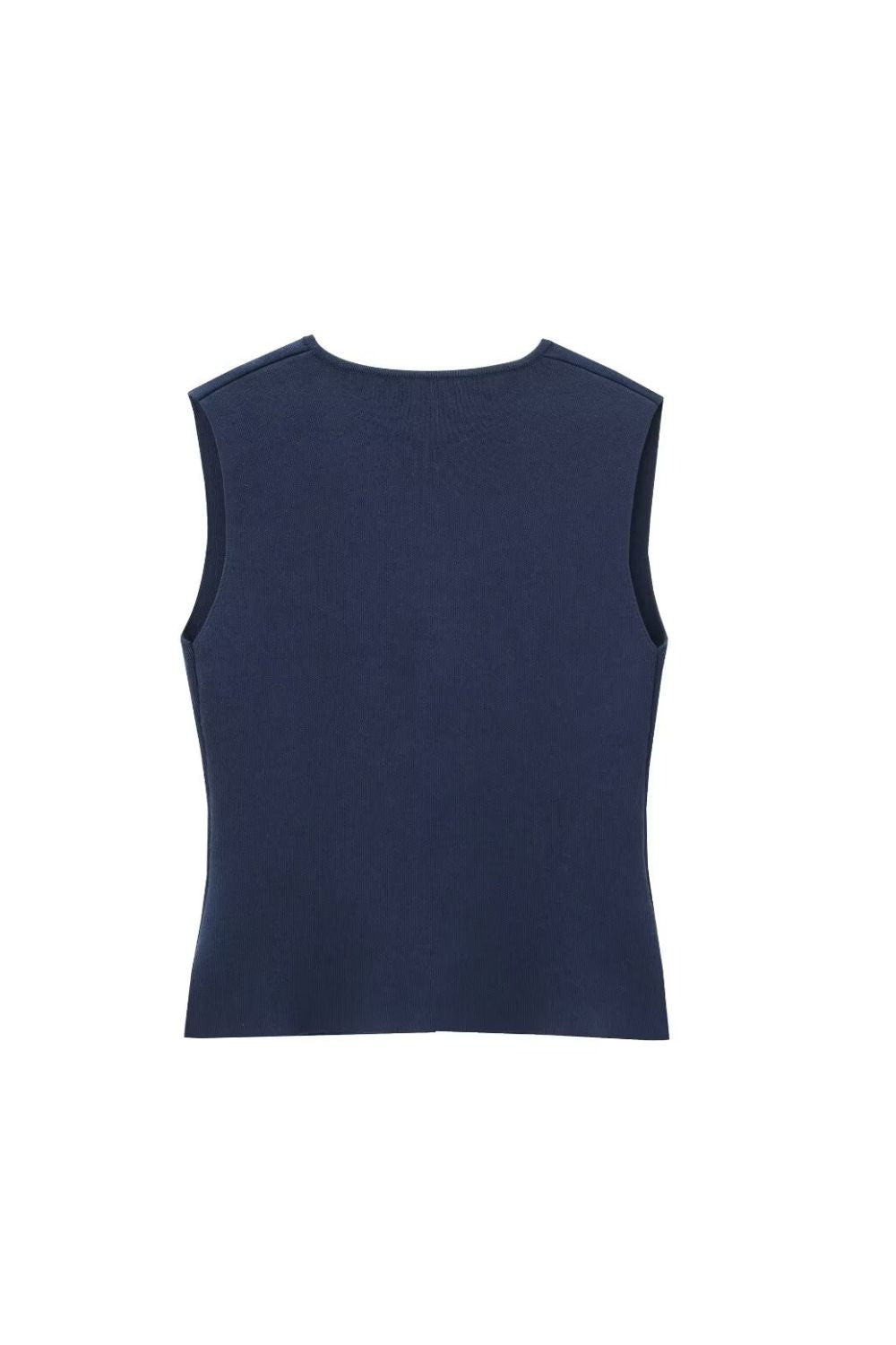 'Penelope' Buttoned Knit Vest and Skirt Suit (Sold Seperately)