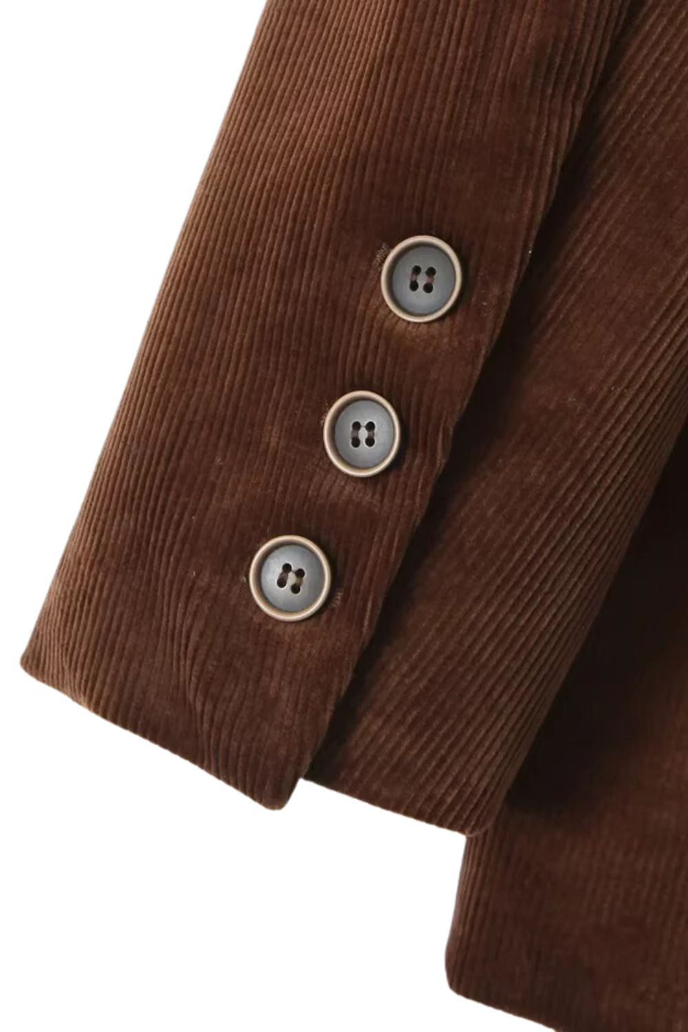 'Jen ' Long-Sleeve Corduroy Blazer with Lapel