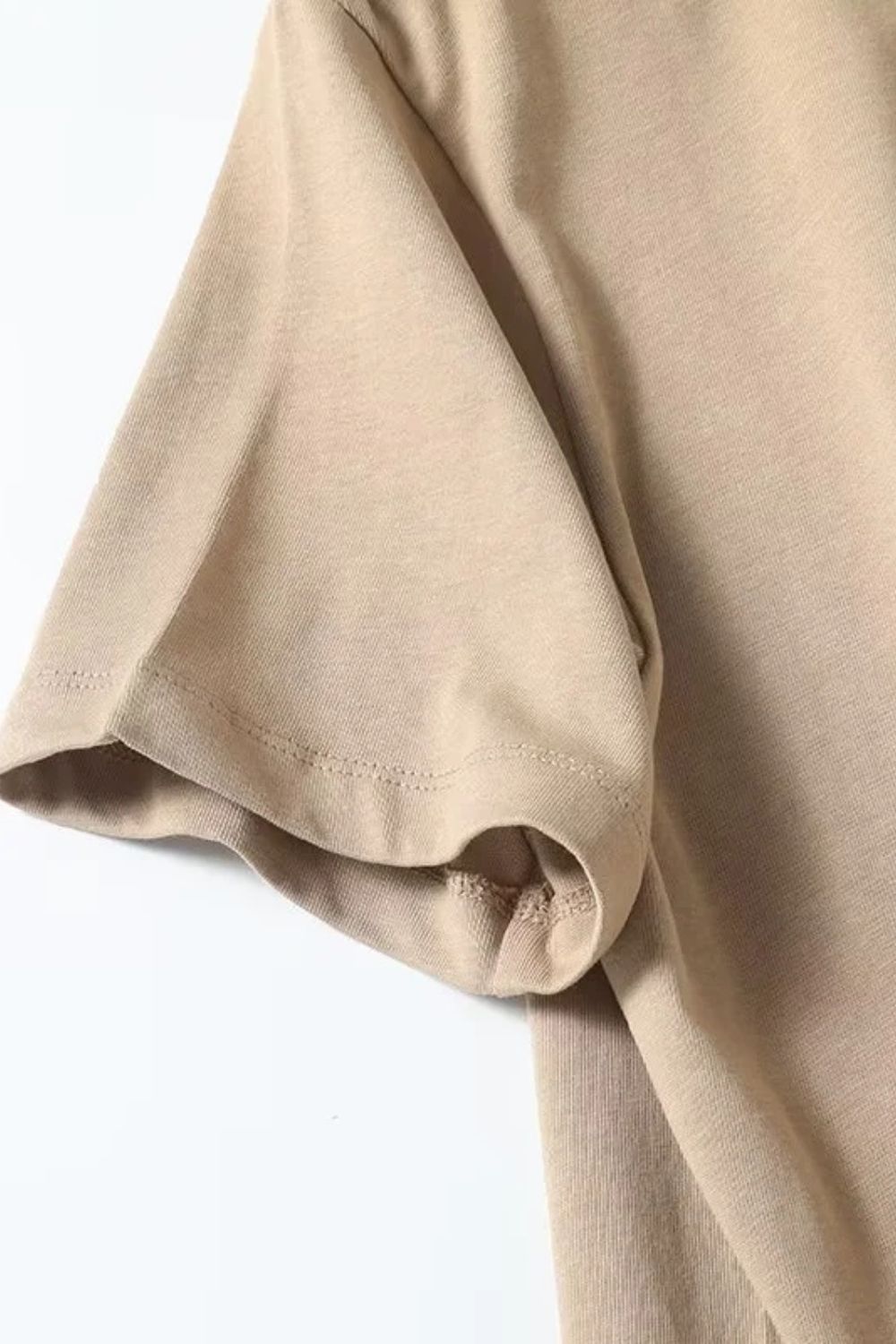 'Ruby' Solid Color Short Sleeve T-Shirt Top