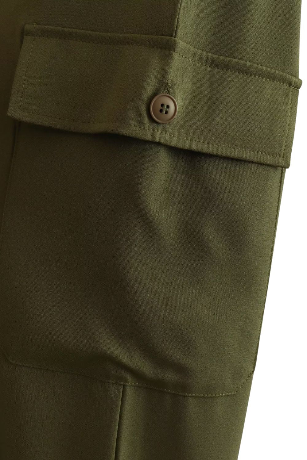 'Abigail ' Buckle-Detail Vest & Cargo Pants Set (Sold Separately)