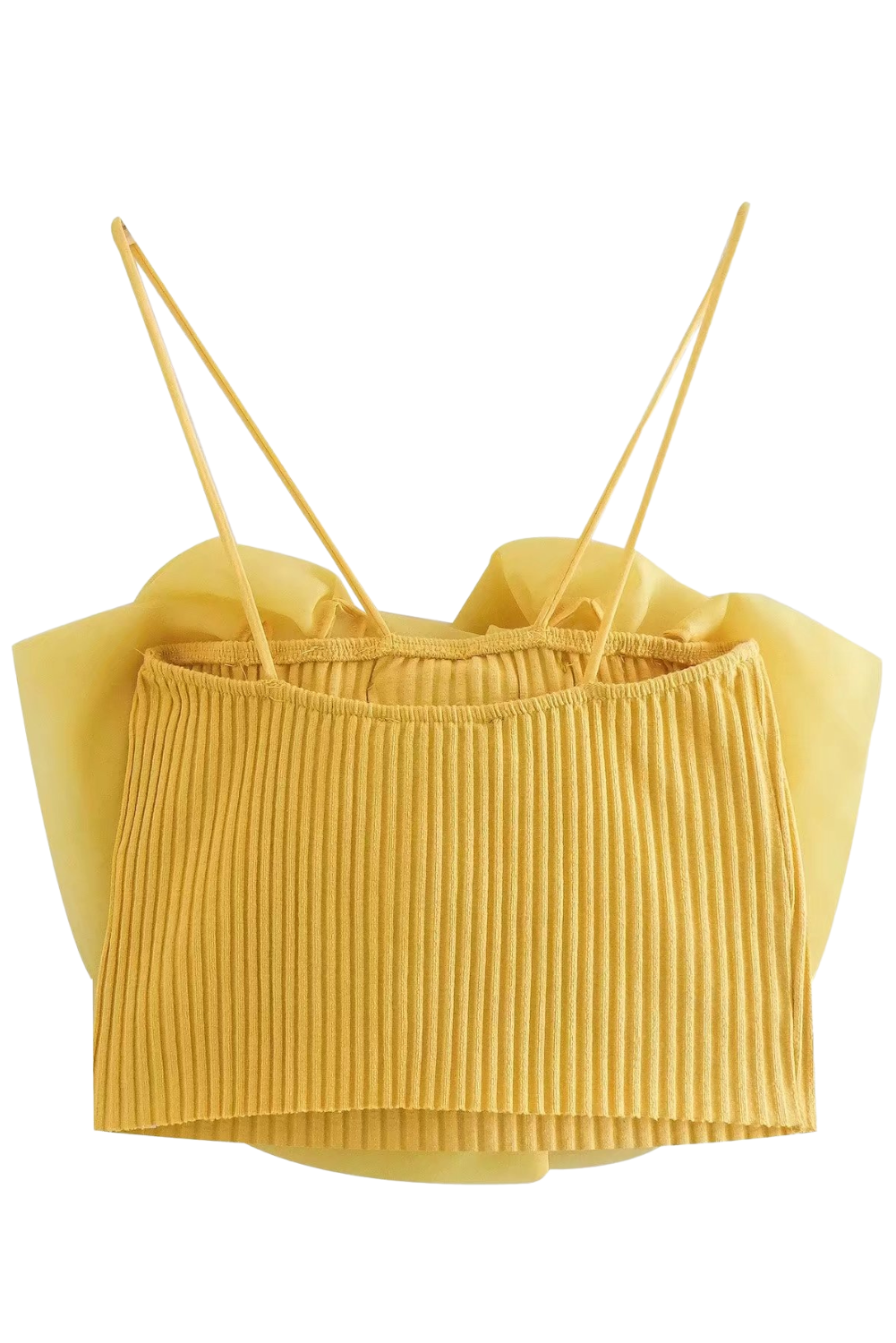 'Eunice' Organza Flower Vest Top