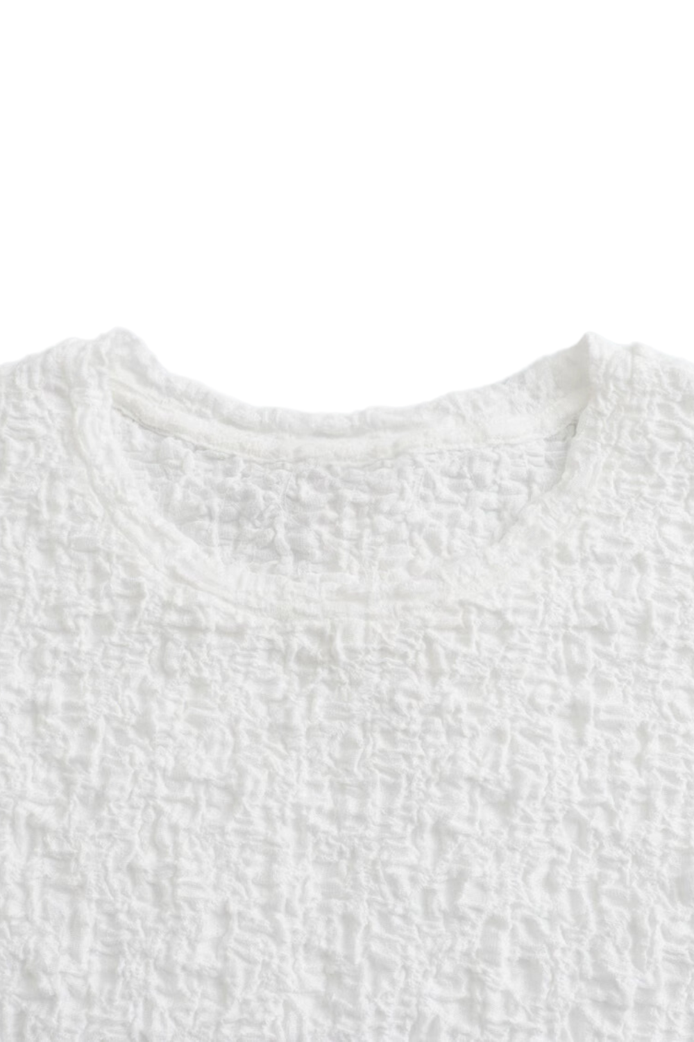 'Zoey' Crinkled Short Sleeved T-Shirt *5 Colors