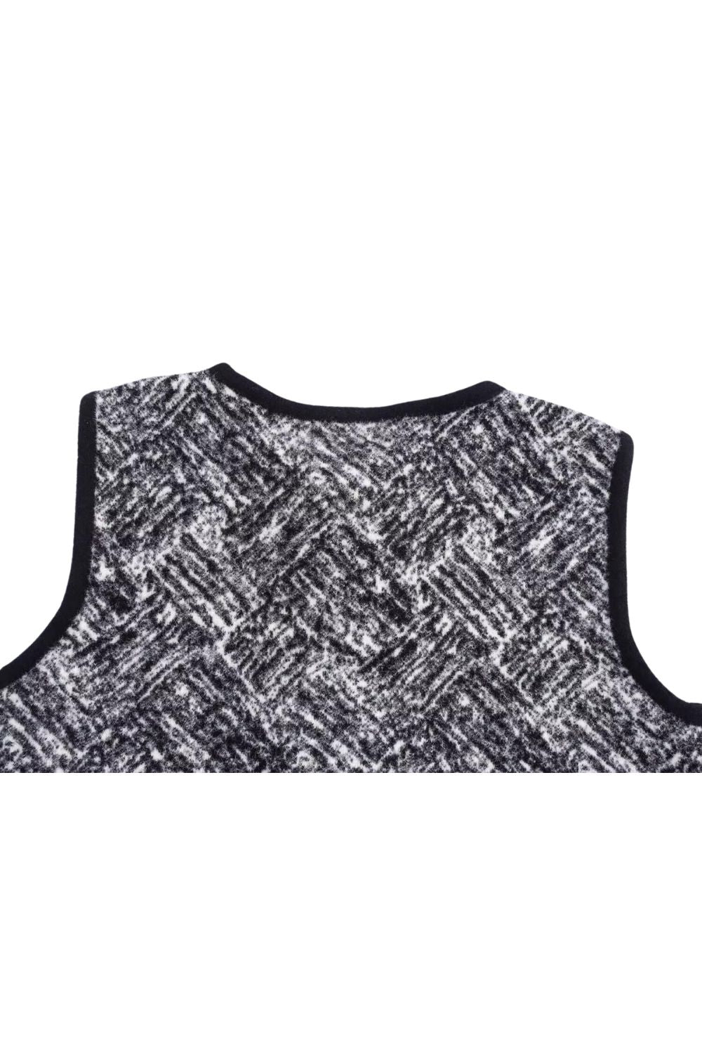 'Peggy' Ribbed Round Neck Vest