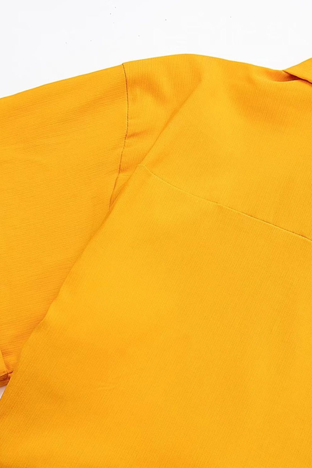 ‘Ruby’ Elastic Linen Blend Short Shirt Crop Top(5 Colors)