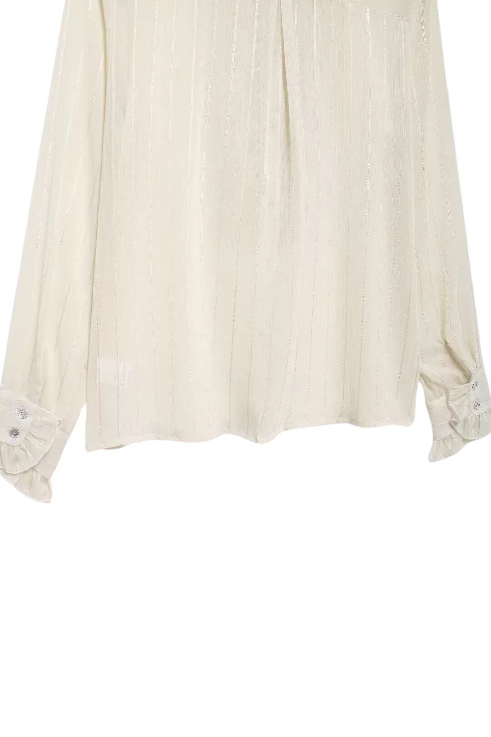 ‘Eleanor’ Layered Semi-Sheer Decorative Shirt