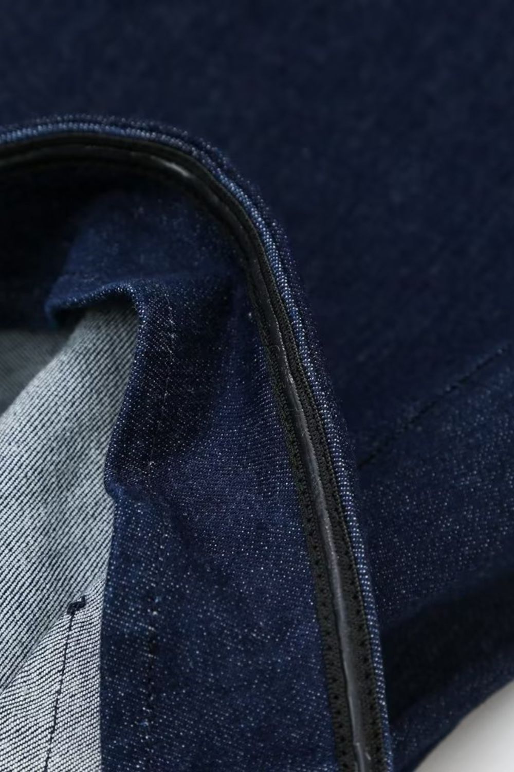 'Aurora' Strapless Bodice Fitted Denim Dress