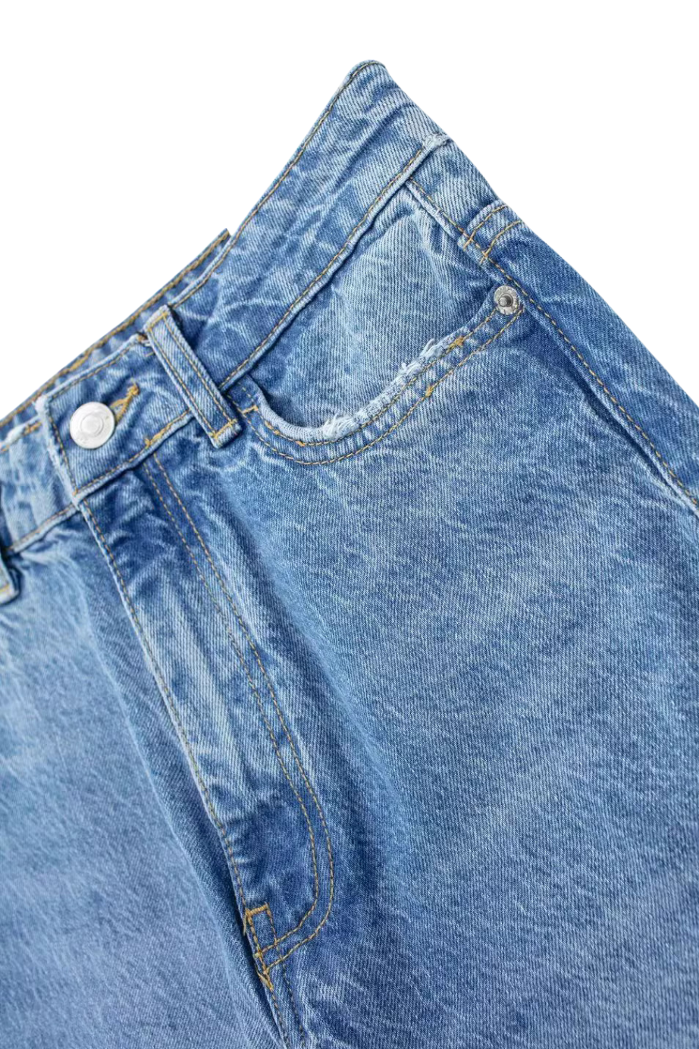 'Isabelle' High-waisted Straight Denim Jeans (2 Colors)