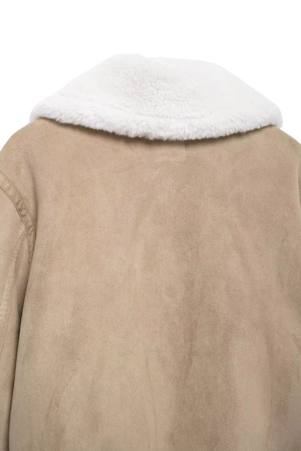 'Isla' Rib-Hemmed Reversible Jacket