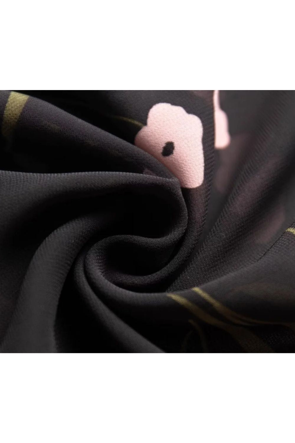 ‘Ella’ Round Neck Printed Waist-Tie Dress