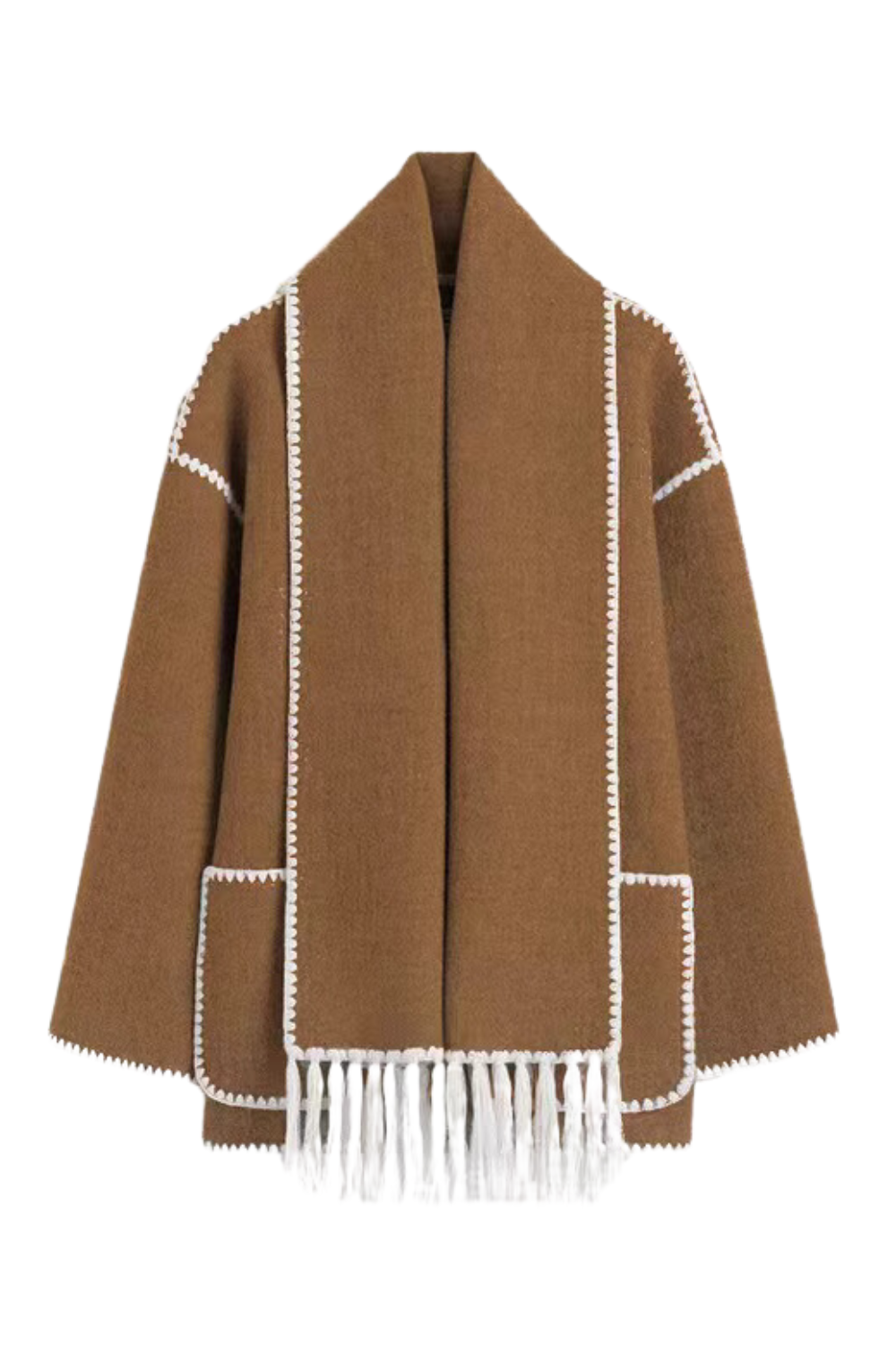 'Thalia' Wool Blend Scarf Jacket *8 Colors