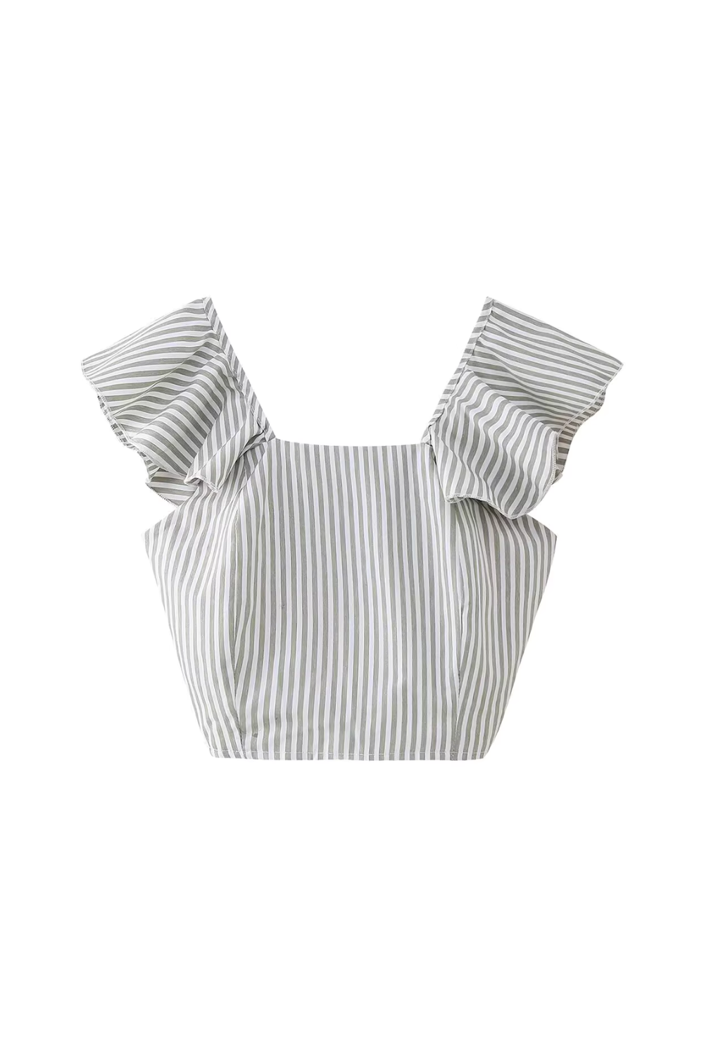 'Harper' Striped Ruffed Top & Tiered Skirt Set *3 Colors