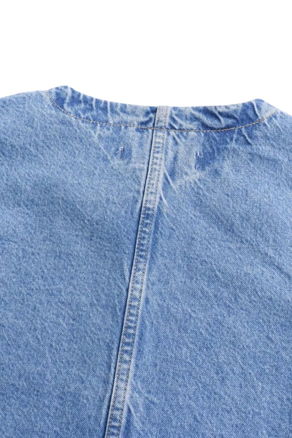 'Aurora' Button-Front Denim Jacket