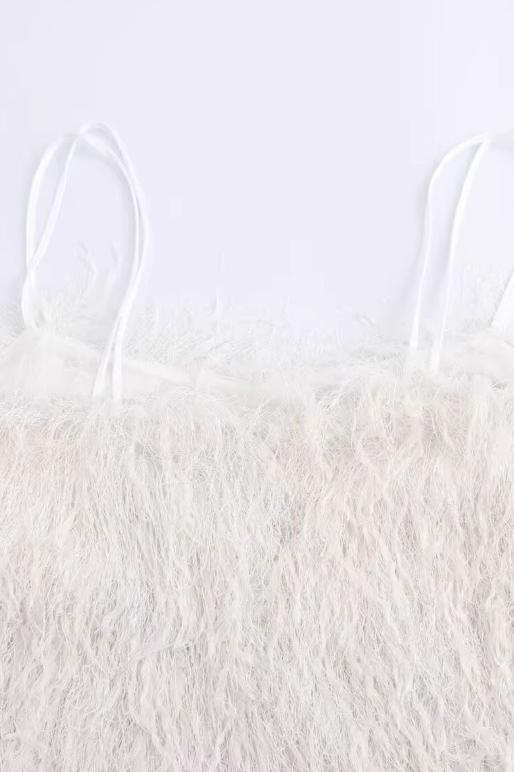 'Lulu' Metallic Hemline Tassel Detail Dress