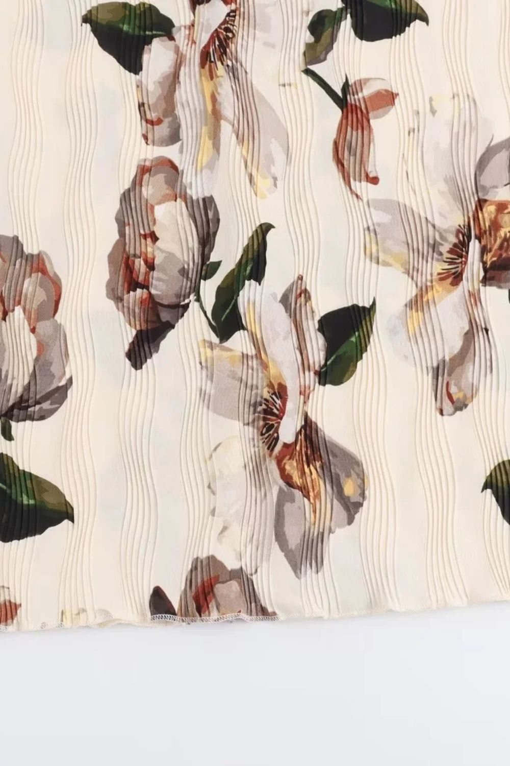 'Ruby' Elastic Waist Printed Casual Skirt