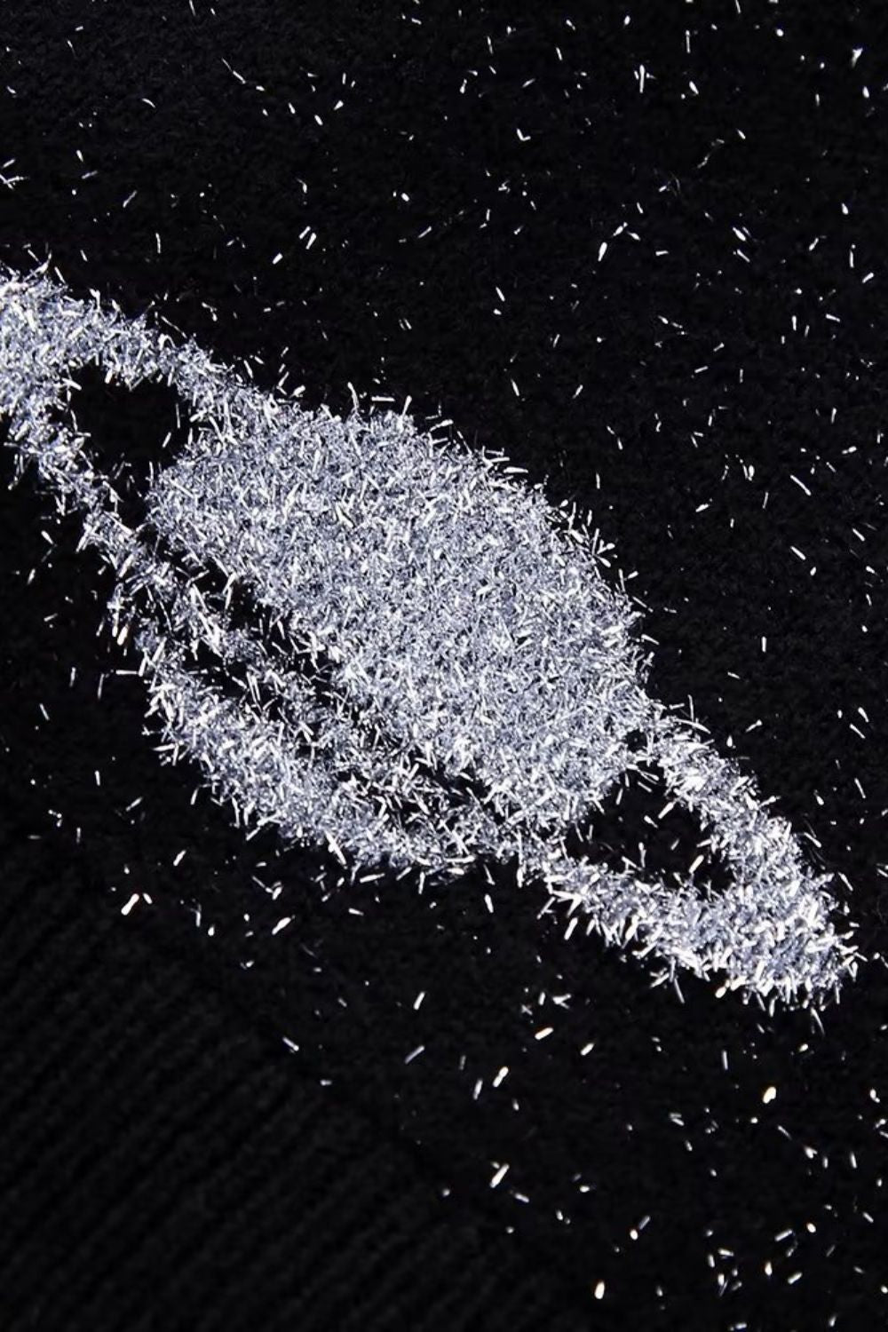 'Adelina' Metallic-colored Knitted Coat