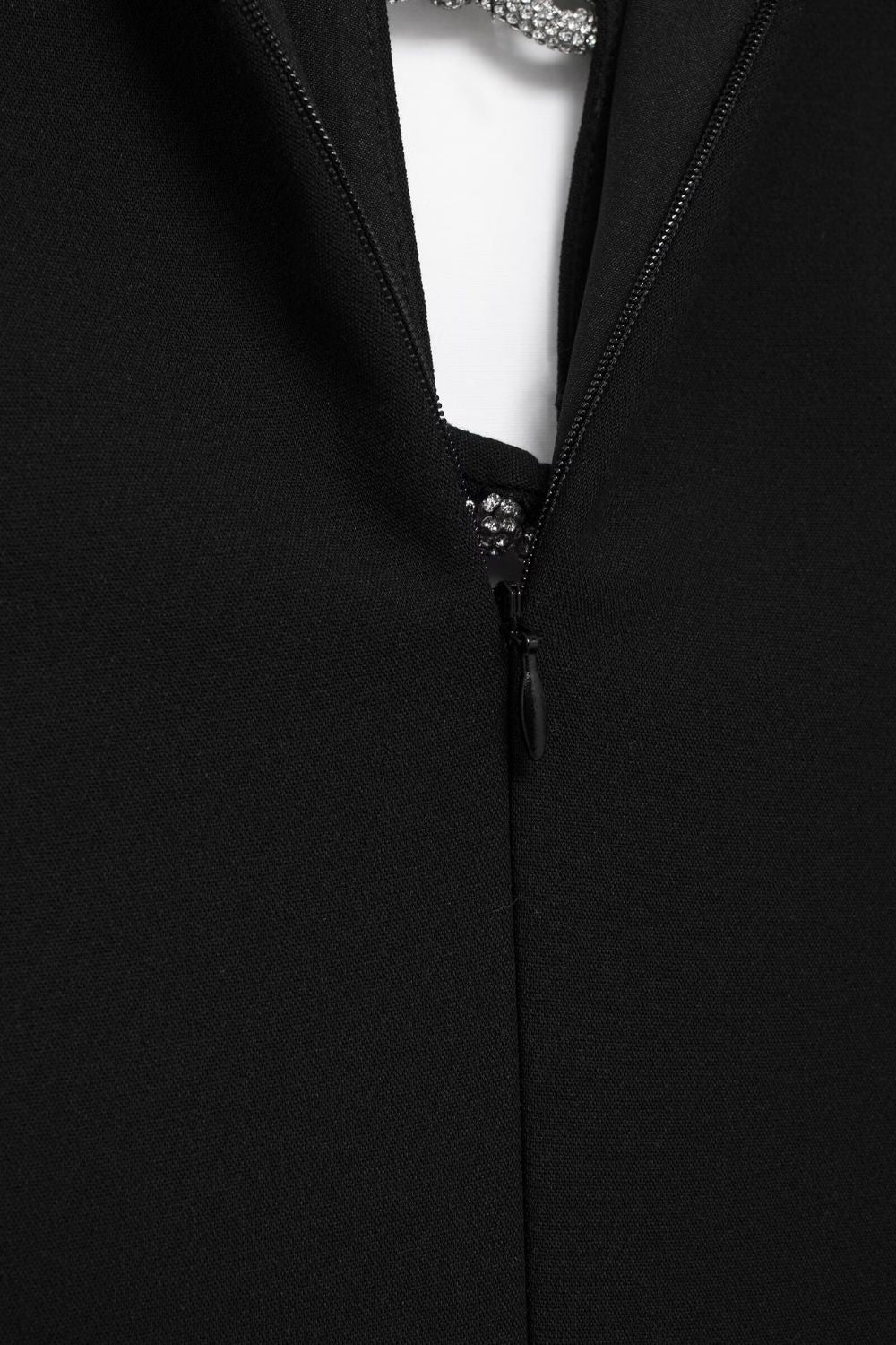 'Lucy' Rhinestone Bow Mini Dress