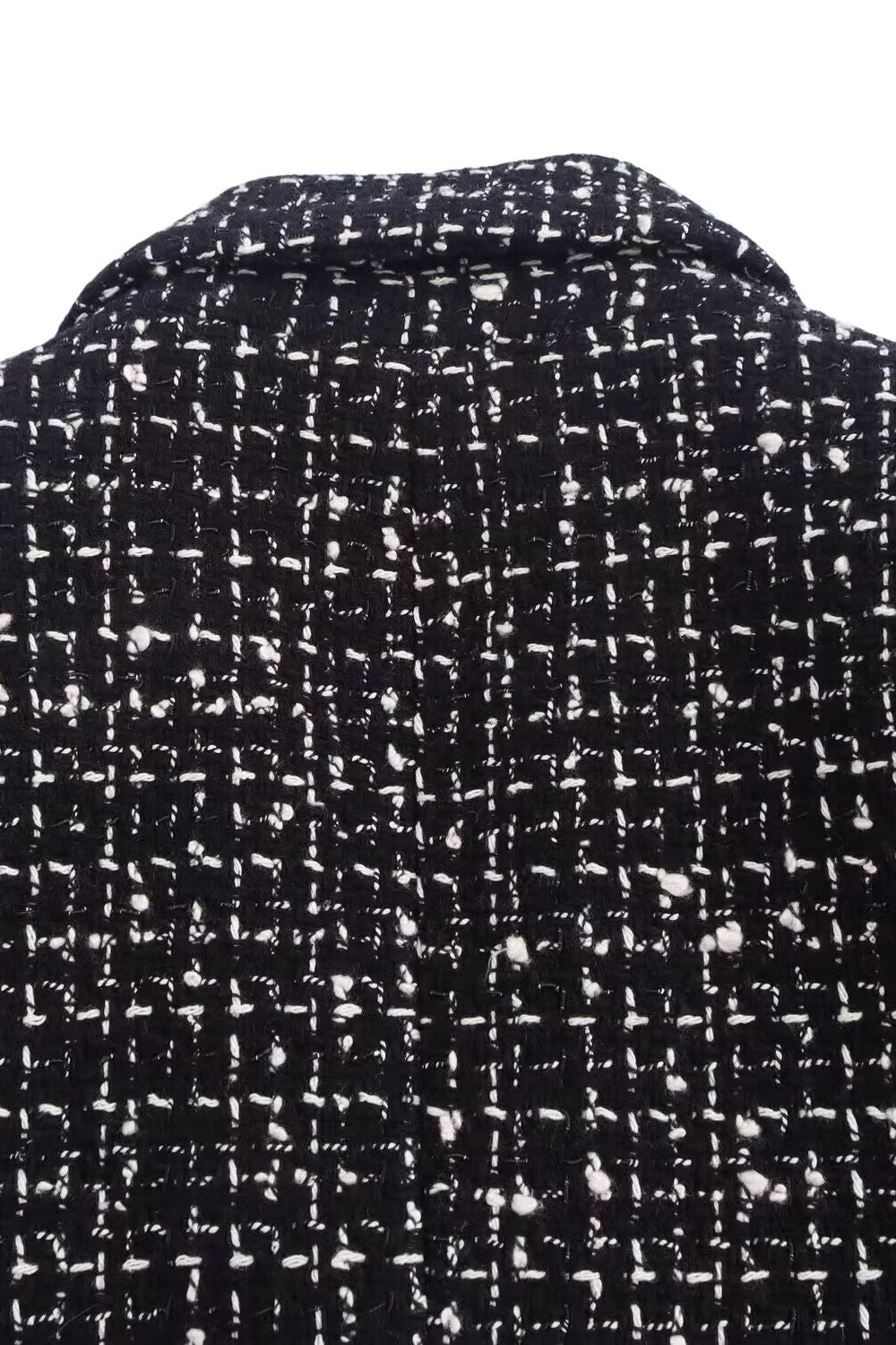 'Mila' Minimalist Textured Double-Breasted Blazer