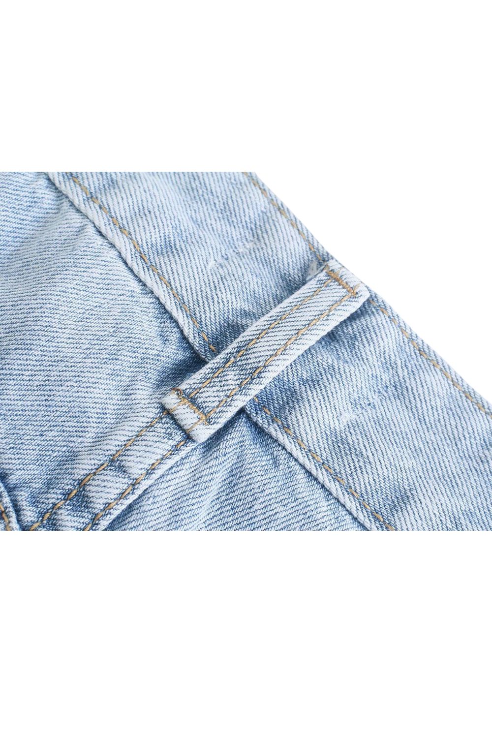 ‘Nadezhda’ Pastel High Waisted Relaxed Denim Pants(3 Color)