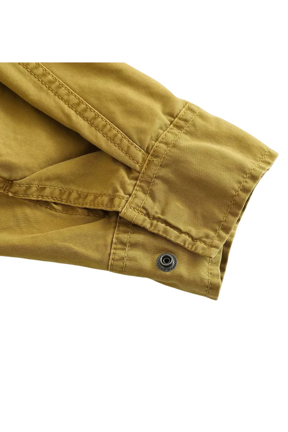 ‘Zoey ’ Collared Yellow Shirt Top